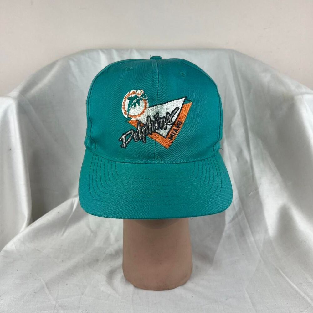 NFL Miami Dolphins Embroidered Snapback Cap With Logo